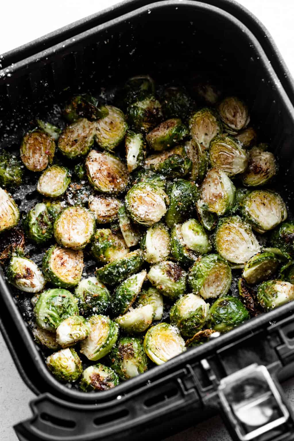 Air Fryer Brussel Sprouts with Parmesan Diethood