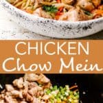 chicken chow mein pinterest image