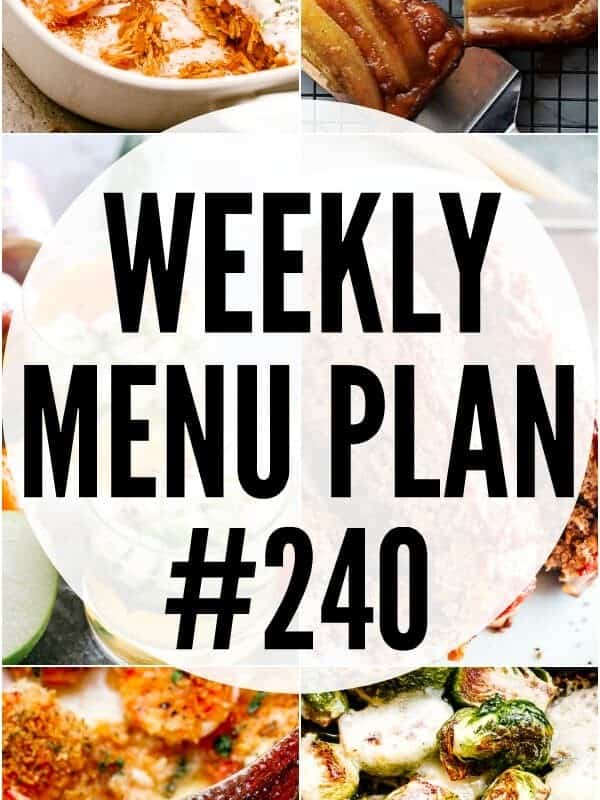 WEEKLY MENU PLAN 240 MAIN IMAGE