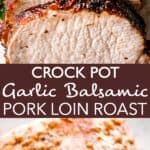 crock pot balsamic pork long pinterest image