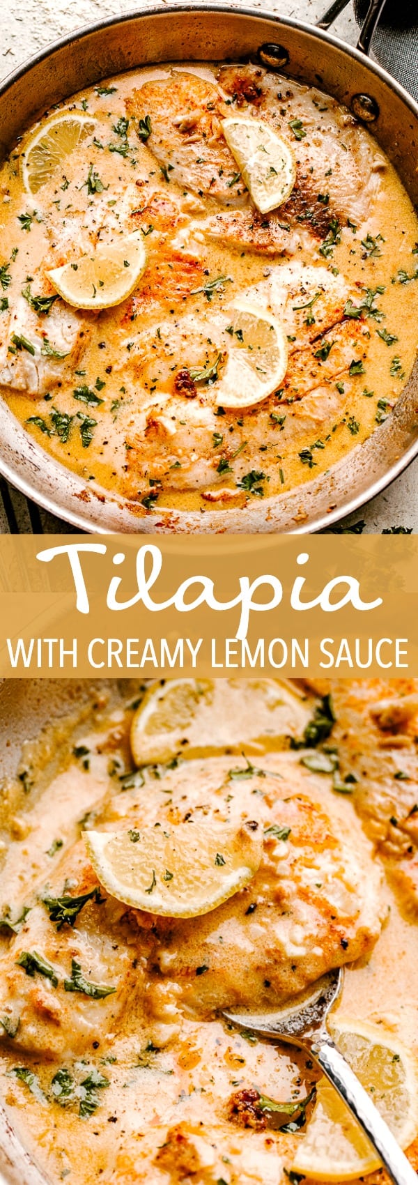 Skillet Tilapia with Creamy Lemon Sauce Diethood