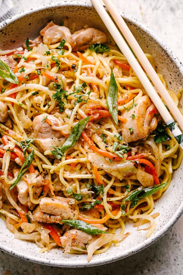 EASY Chicken Chow Mein Recipe | Ready in 25 Minutes!