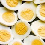 Hard boiled eggs Pinterest image.