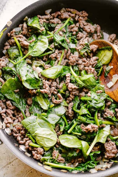 Ground Beef Casserole with Cauliflower Rice