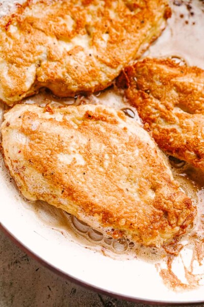 Creamy Chicken Francaise | Diethood