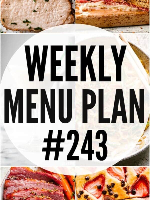 WEEKLY MENU 243 PIN IMAGE