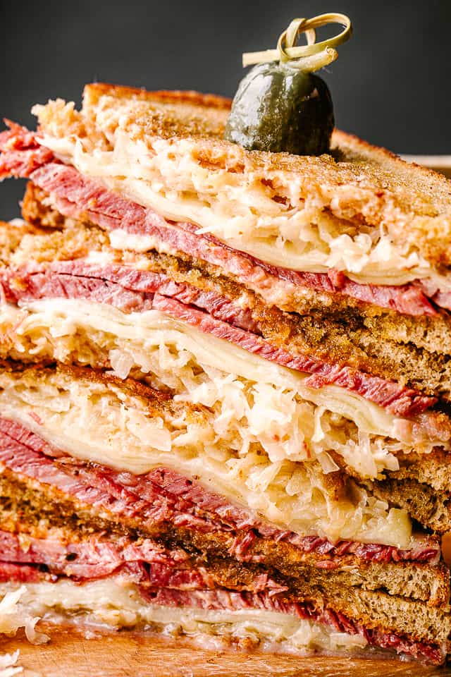 A Reuben sandwich