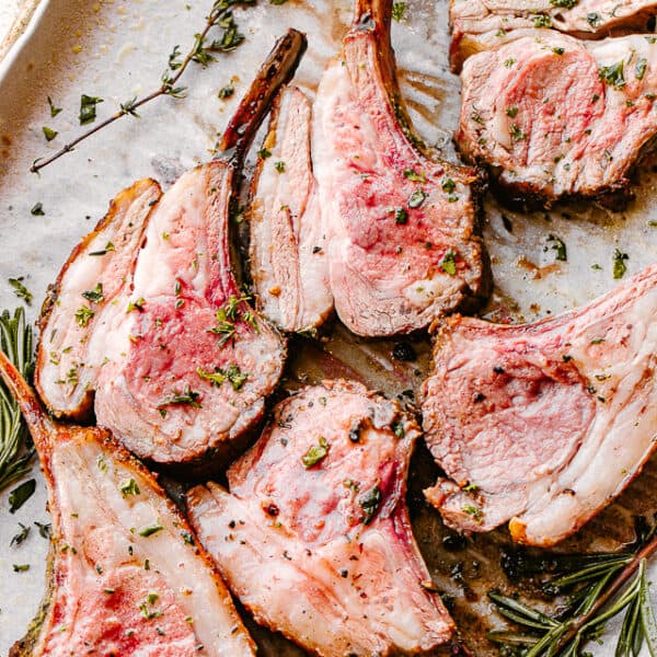 Herb-Crusted Roasted Rack of Lamb Recipe | Diethood