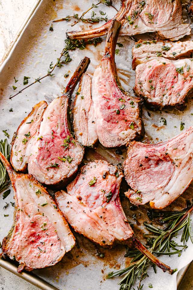 Herb-Crusted Roasted Rack of Lamb Recipe | Diethood