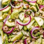 Tuna Salad with Avocado and Cucumbers