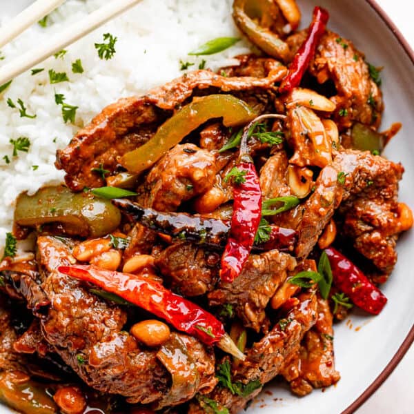 Easy Kung Pao Beef Recipe Diethood
