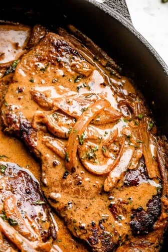 Onion Gravy Smothered Steak | Old Fashioned Southern Recipe!