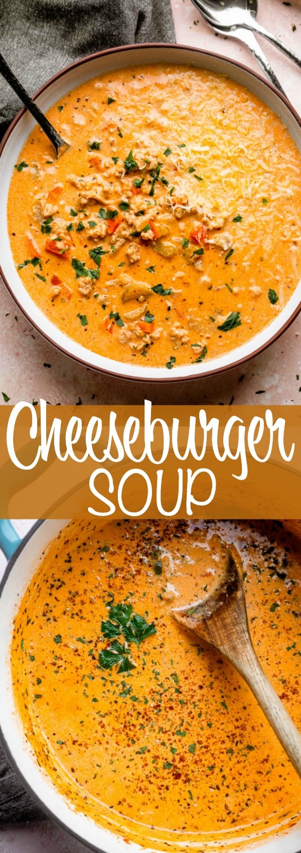 Easy Homemade Cheeseburger Soup Recipe | Diethood