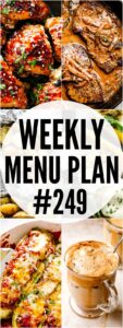 WEEKLY MENU PLAN (#249) PINTEREST IMAGE