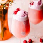 Sorbet Rosé Floats | Easy Cocktail Idea for Mother's Day Brunch!