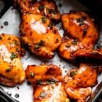 Asian Glazed Air Fryer Chicken Thighs