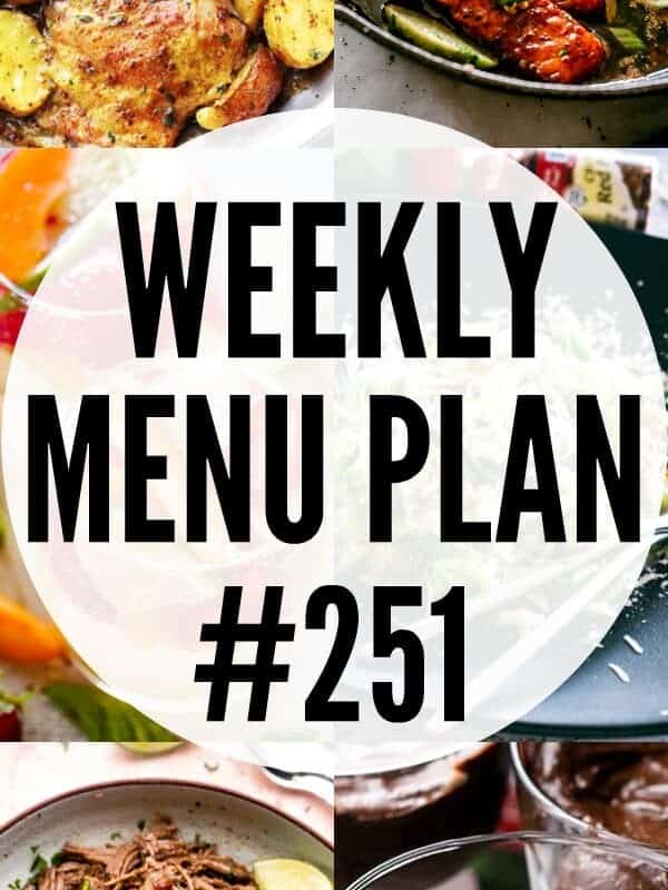 WEEKLY MENU PLAN (#251) PINTEREST IMAGE