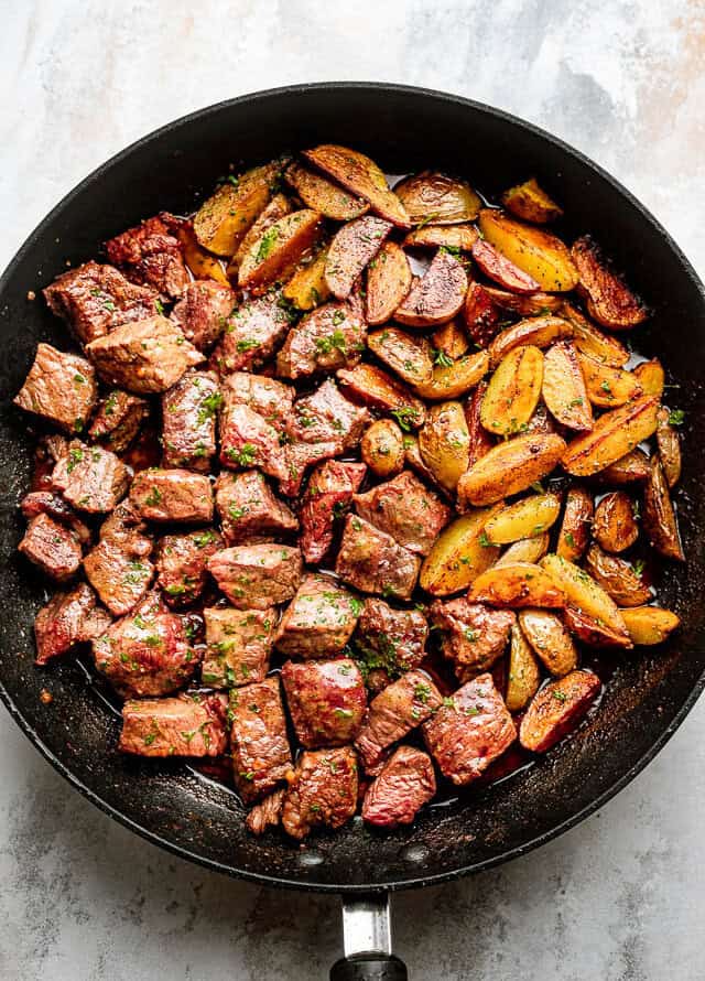 Garlic Butter Steak Bites Recipe Diethood