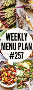 WEEKLY MENU PLAN 257 PINTEREST IMAGE