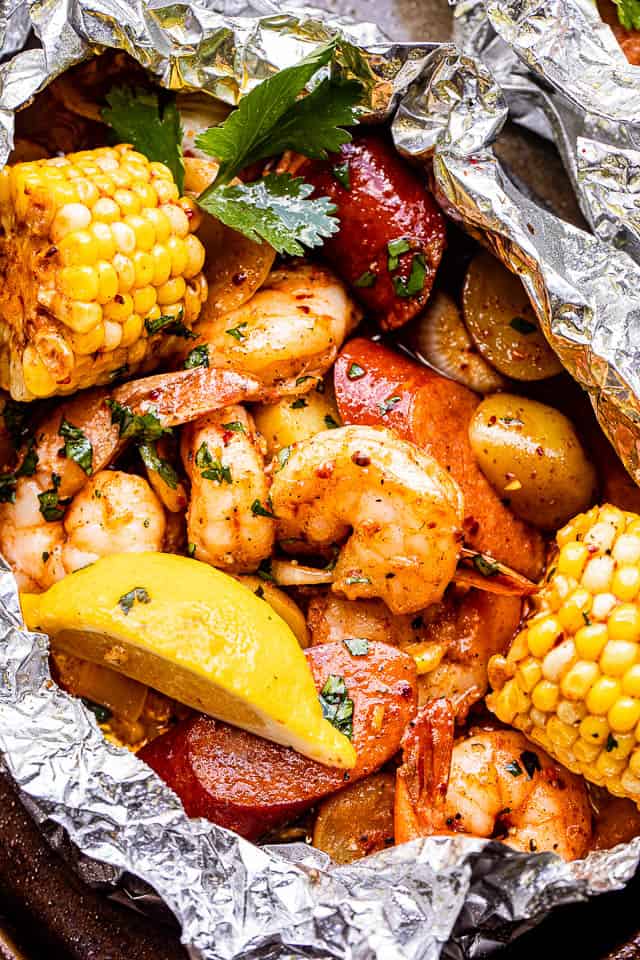 shrimp boil in foil