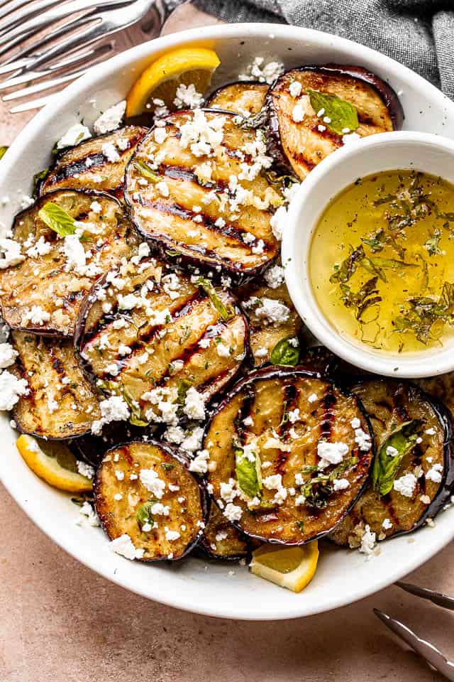 Grilled Eggplant With Garlic Vinaigrette The Best Eggplant Recipe,Grilled Salmon Recipes