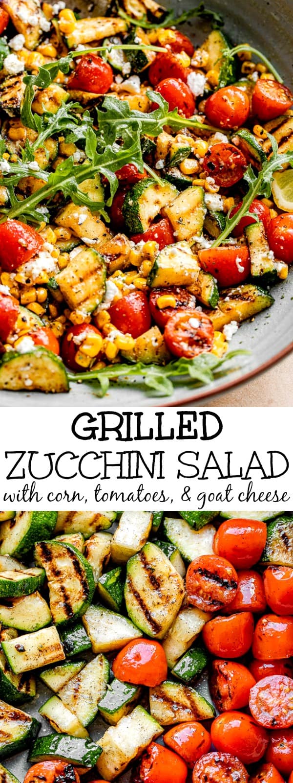 Grilled Zucchini Salad | Fresh Flavorful Summer Salad