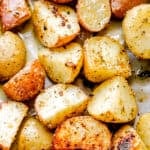 Crispy Air Fryer Potatoes with Herb Butter
