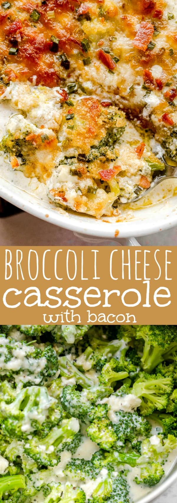 Cheesy Broccoli Casserole Recipe with Bacon | Diethood