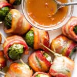 Maple Bacon-Wrapped Brussels Sprouts