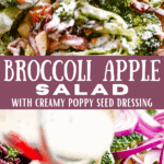 Broccoli Apple Salad Pinterest Image