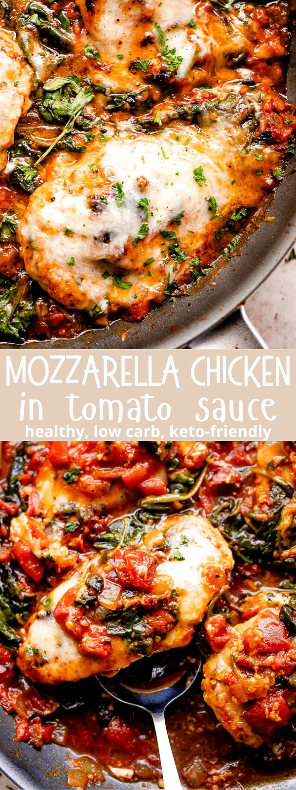 Mozzarella Chicken Breasts in Creamy Tomato Sauce | Diethood