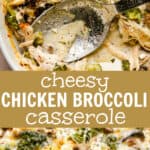 Chicken Broccoli Casserole pinterest image