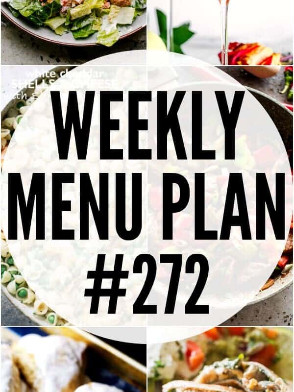 weekly menu plan 272 pinterest image