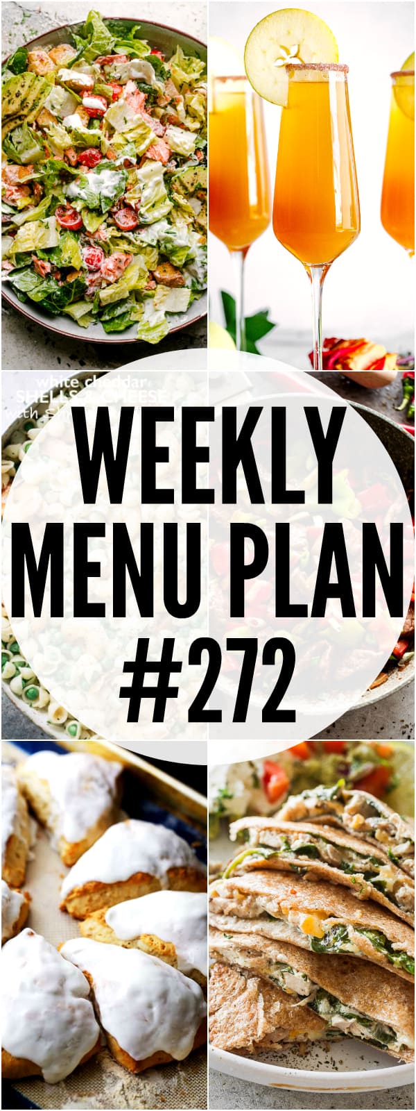 weekly menu plan 272 pinterest image