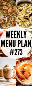 WEEKLY MENU PLAN 273 PINTEREST IMAGE