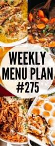 WEEKLY MENU PLAN (#275) PINTEREST IMAGE