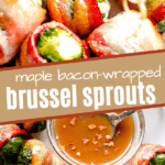 Bacon Wrapped Brussel Sprouts Pinterest Image