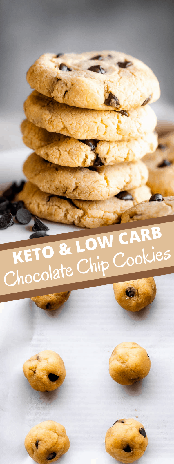 Chewy Keto Chocolate Chip Cookies - Low Carb Recipe!
