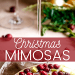 Christmas Mimosas long collage pin image