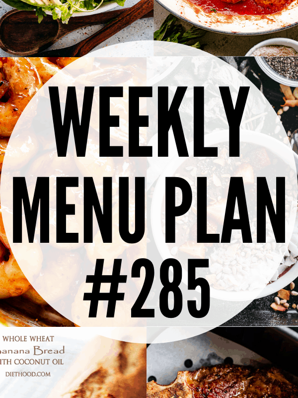 WEEKLY MENU PLAN #285 collage pin