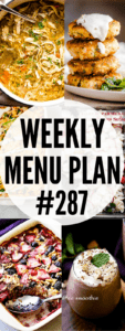 WEEKLY MENU PLAN 287 collage PIN