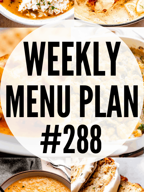 WEEKLY MENU PLAN 288 collage PIN