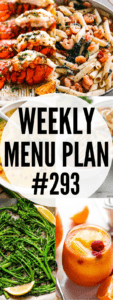 WEEKLY MENU PLAN 293 collage pin