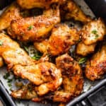 Crispy Air Fryer Chicken Wings with Dipping Sauce