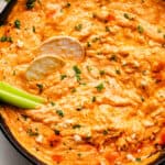 Quick and Easy Stovetop Buffalo Chicken Dip | Low Carb Appetizer!
