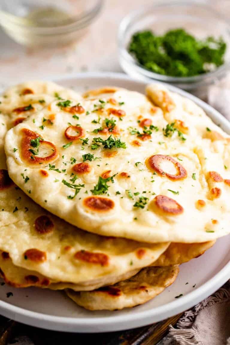 Easy Two Ingredient Naan Bread