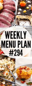 WEEKLY MENU PLAN 294 collage pin