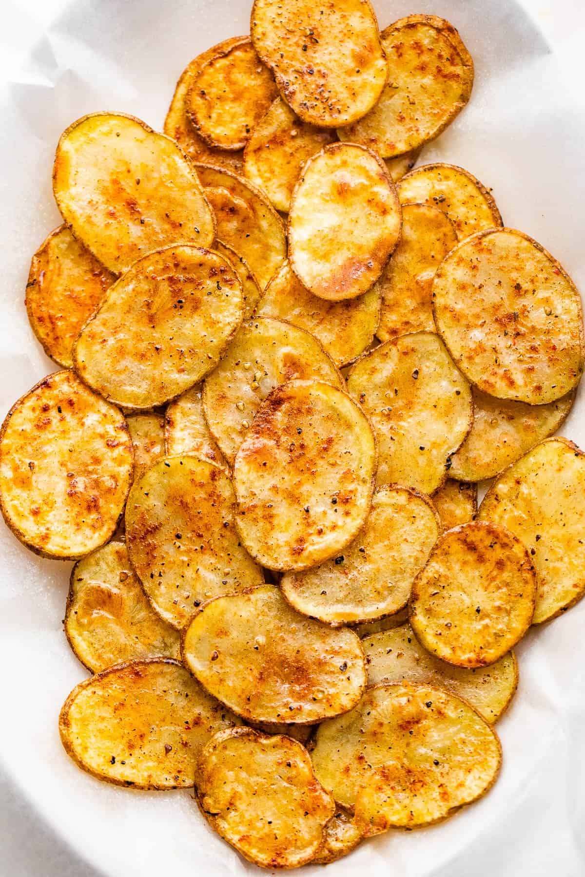 Air Fryer Potato Chips - Diethood