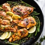 Chicken Piccata with Green Beans
