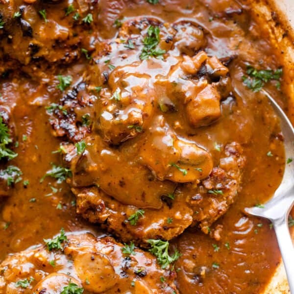 Salisbury Steak with Mushroom Gravy | Diethood